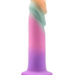 Avant Sunrise Gaze Silicone Dildo - Sherbet - Multicolor