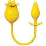 Clit-Tastic Tulip Finger Massager and Pleasure Plug Set - Yellow