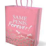 Same Penis Forever Gift Bag - Pink/Silver