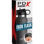 PDX Plus Fuck Flask Secret Delight Pussy Stroker - Vanilla/Grey