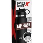 PDX Plus Fap Flask Thrill Seeker Stroker - Frosted/Black