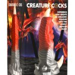 Creature Cocks Talon Silicone Dildo - Red/Silver/White