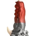 Creature Cocks Talon Silicone Dildo - Red/Silver/White