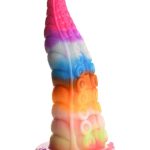 Creature Cocks Luminoctopus Glow in The Dark Tentacle Silicone Dildo - Multicolor