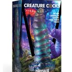 Creature Cock Chrysalis Silicone Dildo - Blue/Purple/Gold