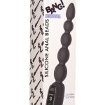 Bang! Digital Rechargeable Silicone Anal Beads - Black