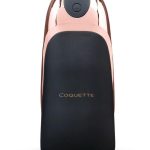 Coquette The Hedonist Rechargeable Silicone Stroker - Black/Gold