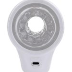 Playboy Spin Doctor Rechargeable Dual End Masturbator - White/Clear