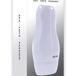 Selopa Pleasure Can Rechargeable Silicone Pussy Stroker - White