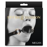 Fetish and Fashion Megan Silicone Ball Gag - Black