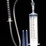 CleanStream Enema Syringe with Attachments - Clear