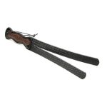 Strict Scottish Tawse Whip - Black/Brown