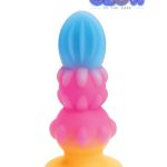 Alien Nation Sprite Jr. Silicone Anal Plug - Blue/Pink/Yellow