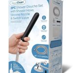 AquaClean Shower Douche System with Diverter - Black