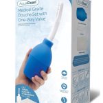 AquaClean Large Volume 310ML Douche with One Way Valve - Blue/White