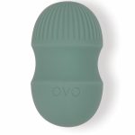 Ovo Earth Mojave Mini Rechargeable Silicone Vibrator - Green