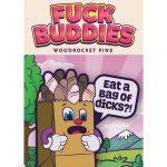 Fuck Buddies Bag of Dicks Enamel Pin - Multicolor