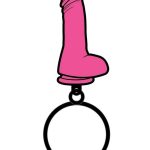 Dildo Keychain - Pink