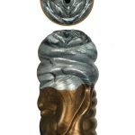 Alien Nation Alchemy Silicone Stroker - Copper/Silver