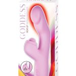 Goddess Heat Up Rechargeable Silicone Tapping Massager - Lavender