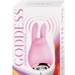 Goddess Diamond Rechargeable Silicone Bunny Tickler - Pink