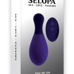 Selopa Egg on Me Rechargeable Silicone Egg Vibrator - Purple