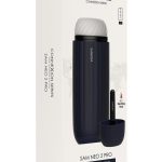 Svakom Sam Neo 2 Pro Silicone Interactive Rechargeable Heating Masturbator - Navy Blue