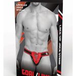 Goal Line Lace-Up Jockstrap - Small/Medium - Red