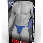 Goal Line Low Rise Jockstrap - Large/XLarge - Blue