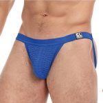 Goal Line Low Rise Jockstrap - Large/XLarge - Blue