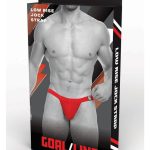 Goal Line Low Rise Jockstrap - Large/XLarge - Red