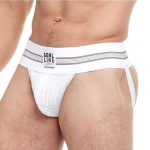 Goal Line Class Jockstrap - Small/Medium - White