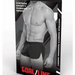 Goal Line Extreme Split Booty Shorts - Large/XLarge - Black