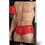 Lace King Lace Trunks - Large/XLarge - Red