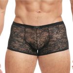 Lace King Lace Boxers - Medium/Large - Black