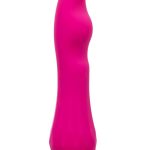 Gia Curved Pleaser Silicone Rechargeable Vibrator - Pink