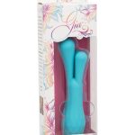 Gia Triple Teaser Silicone Rechargeable Vibrator - Blue