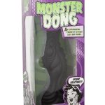 Monster Dong The Colossus Silicone Dildo 9.75in - Black