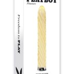 Playboy Twist of Fate Rechargeable Glass Twirling Vibrator - Yellow