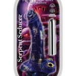 Monster Romance Serpent Seducer Rechargeable Silicone Dong - Purple/Multicolor