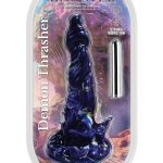 Monster Romance Demon Thrasher Rechargeable Silicone Dong - Purple