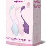 Bodywand Squeeze Teardrop Silicone Kegel Set 37-115G (3 Piece)