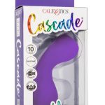 Cascade Wave Rechargeable Silicone Vibrator - Purple