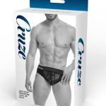 Cruze Kick-Off Lace Up Jock Brief - Small/Medium - Black