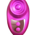 Love to Love Kisscool Rechargeable Silicone Finger Vibrator - Iridescent Berry