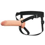 Fantasy X-Tensions Elite Silicone Dual Density Hollow Strap-On 8in - Vanilla