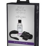 Fifty Shades of Grey X We-Vibe Moving As One Rechargeable Silicone Couples Kit - Black