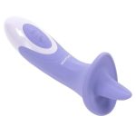 Lix and Kisses Rechargeable Silicone Clitoral Stimulator - Purple