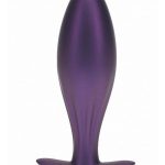 Ouch! Oval Anal Plug Silicone - Metallic Purple