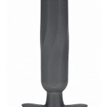 Ouch! Oblong Anal Plug Silicone - Gun Metal